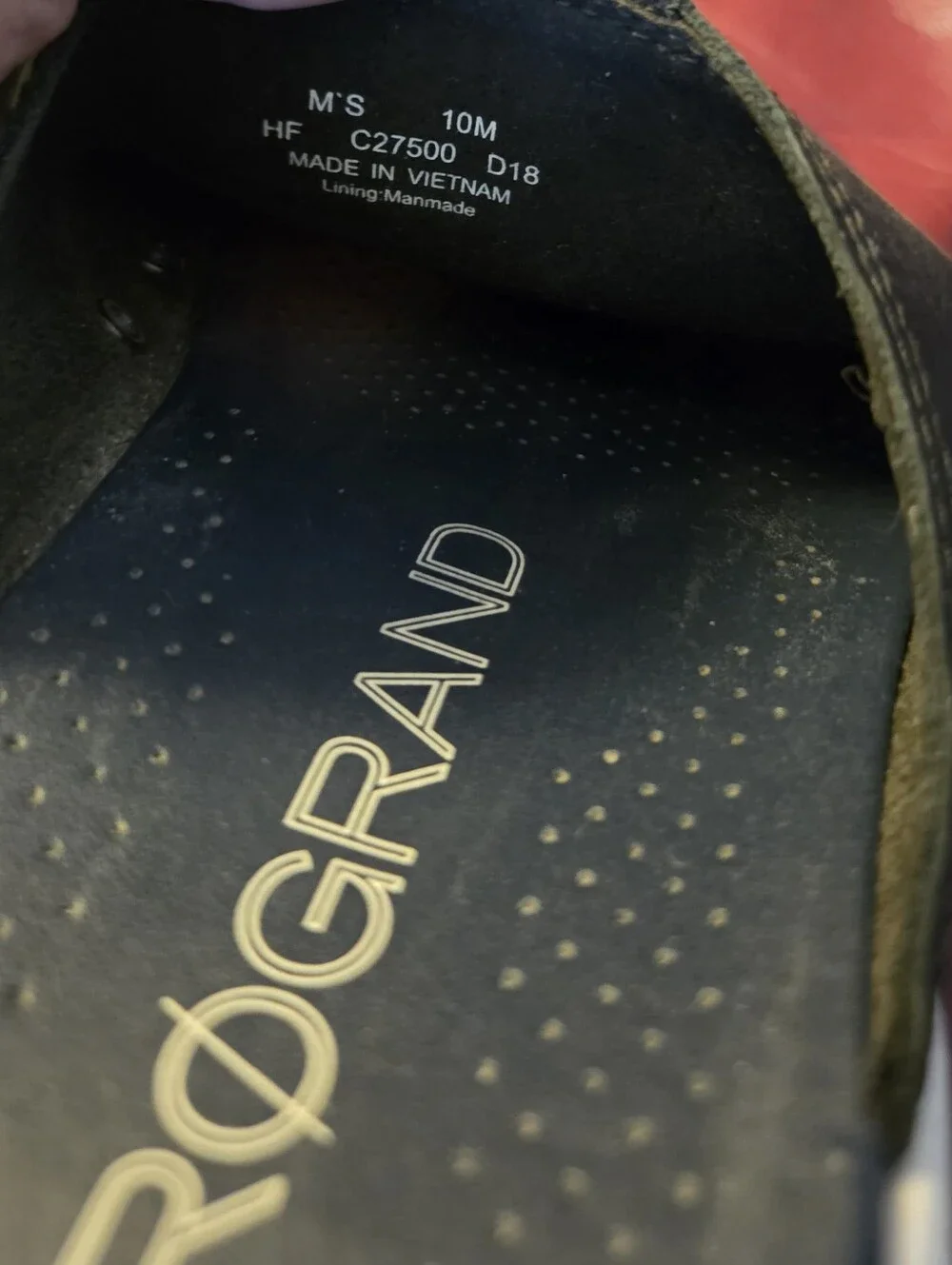 Cole Haan C27500 Zerogrand Slide Sandal Mens 10 Used Shoes Designer Blue, No Box
